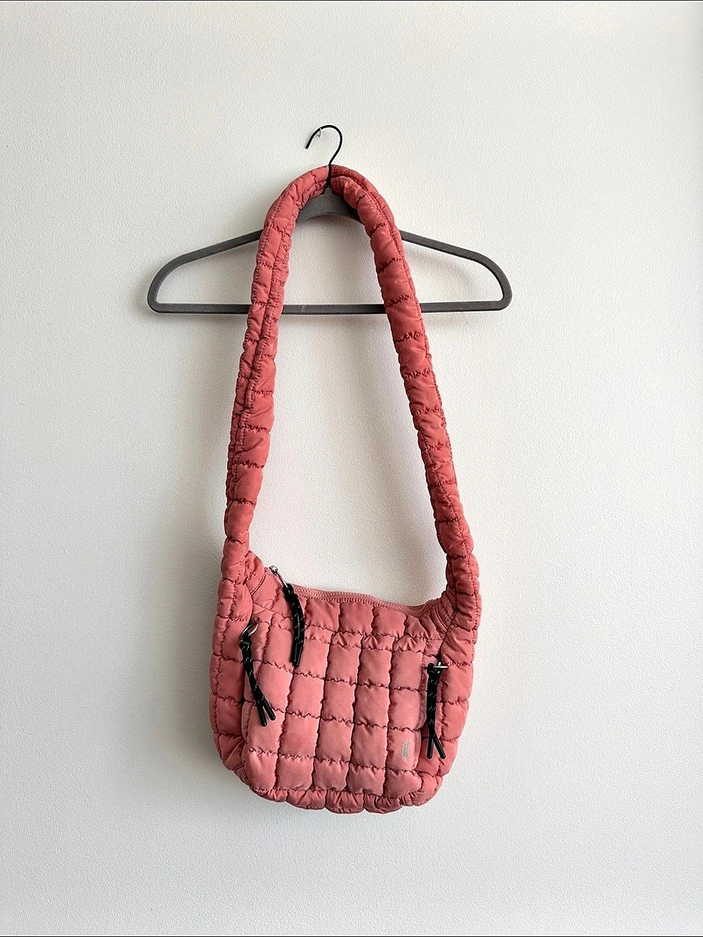 Free People FP Movement Quilted Carryall Bag Pink